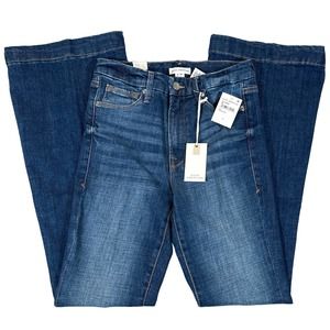GOOD AMERICAN Jeans 32" GOOD LEGS FLARE Size 4 INDIGO305 NWTs